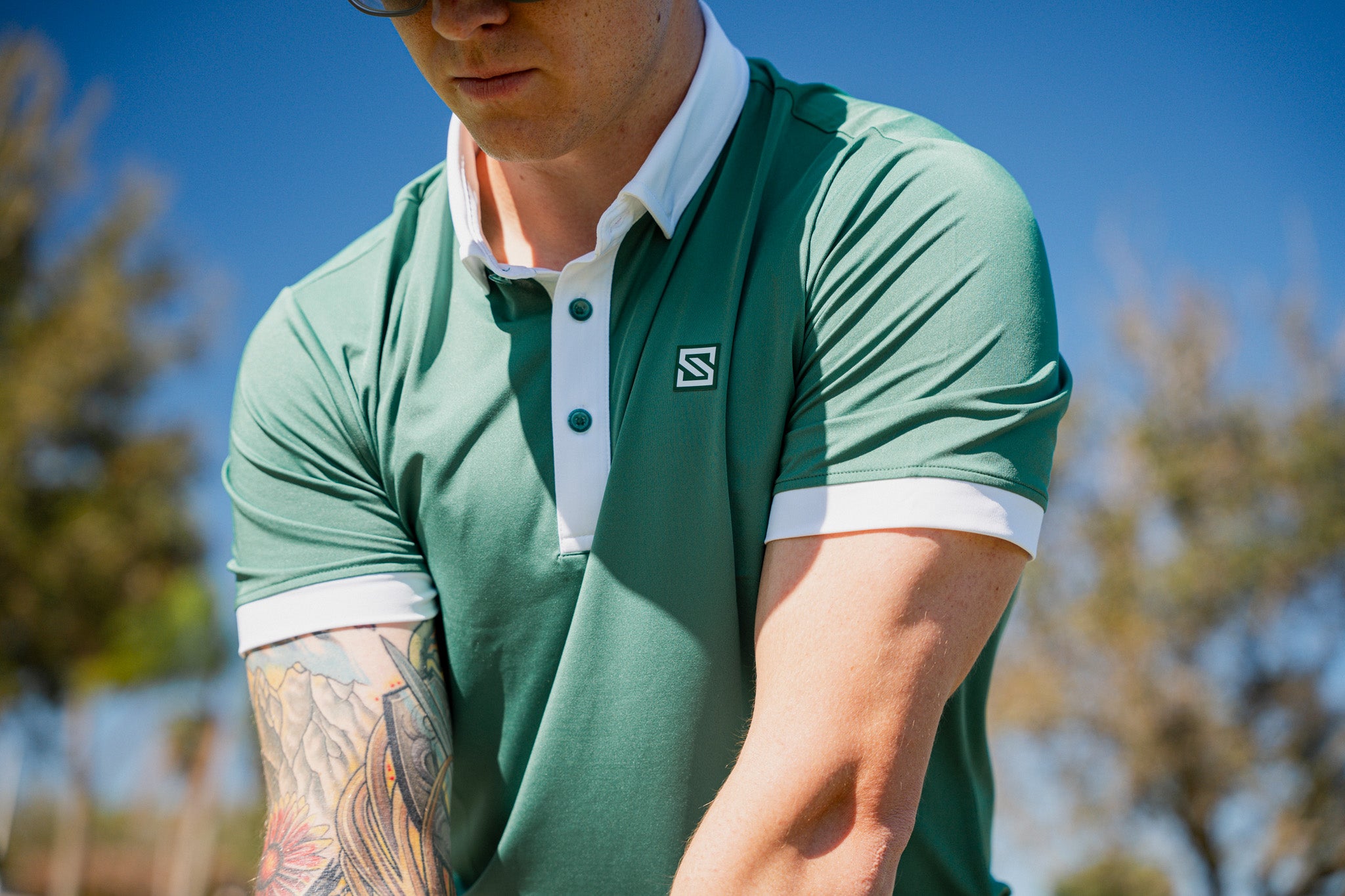 Fairway Green Polo – SKIVE GOLF