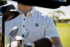 Green + Yellow Drip Polo