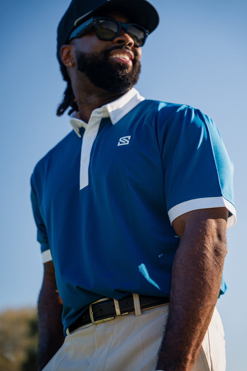 Fairway Navy Polo