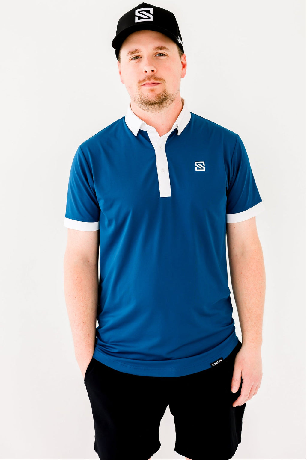 Fairway Navy Polo