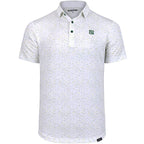 Green + Yellow Drip Polo