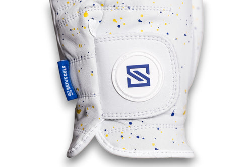 Blue + Yellow Drip Glove