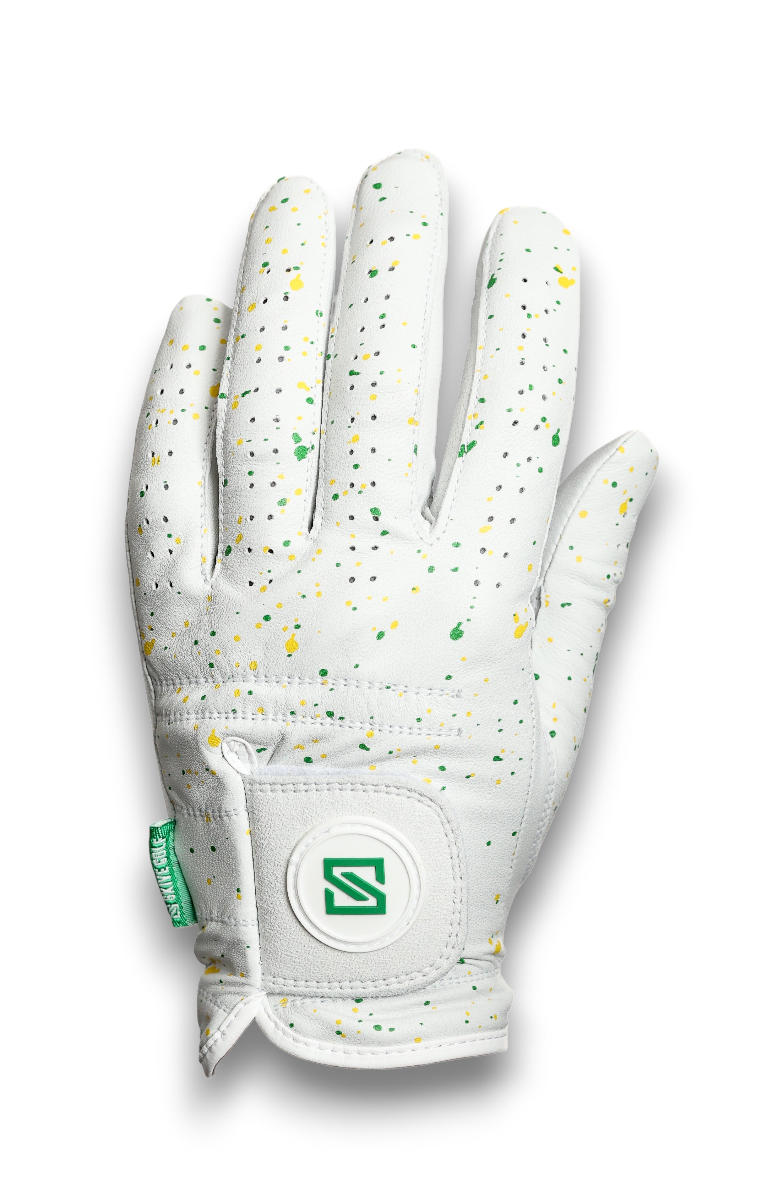 Green + Yellow Drip Glove