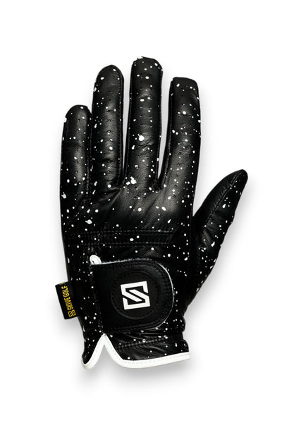 Black w/ White Drip Glove