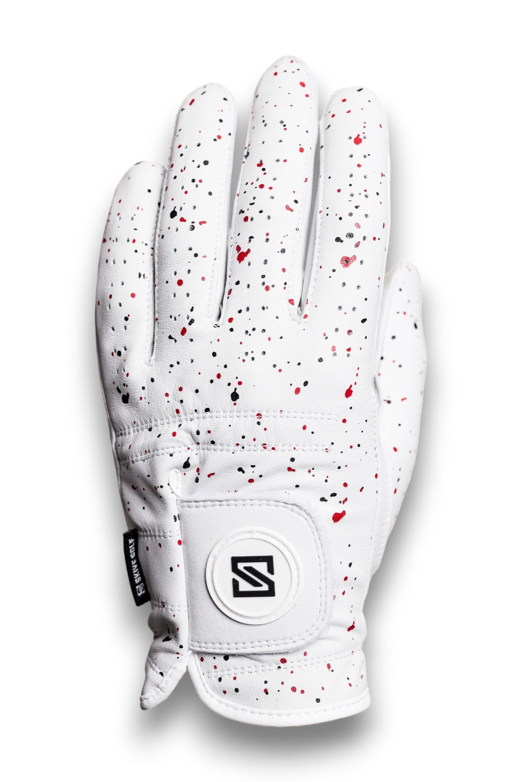 Black + Red Drip Glove