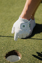 Green + Yellow Drip Glove